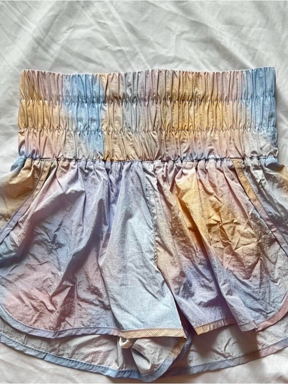 FP Movement by Free People Pastel Lavender Ombre Layered Shorts